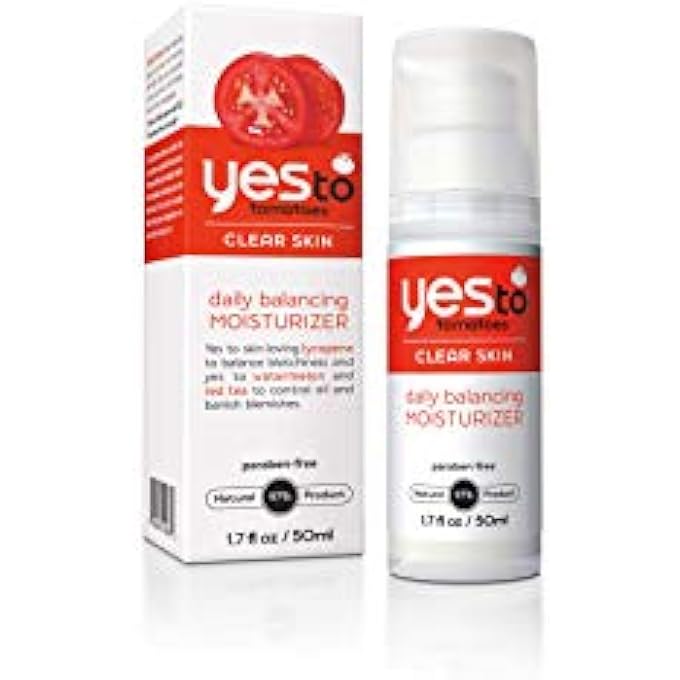 yes to tomatoes TOMATOES DAILY BALANCING MOISTURIZER FOR CLEAR SKIN, WATERMELON, 1.7 FL OZ, (PACK OF 1) - Image 1